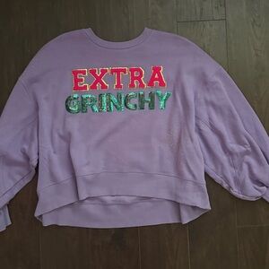 Judith March /// Extra Grinchy Lavender Sweatshirt
